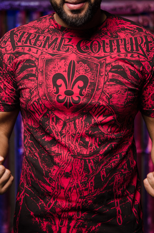 Xtreme Couture | Футболка мужская Arthur's Court X1758 от Affliction принт спереди