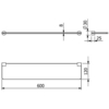 Kludi Vela R 5897339 Полка косметическая, цвет: чёрный