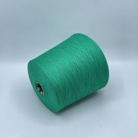 Бобинная пряжа,Cotton combed, 1693м. 100%Хлопок, Зеленый(893), 39136