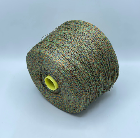 Бобинная пряжа, Frescolino, 500м, 100%Лен, Мультиколор, 39818