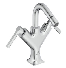 Ideal Standard Joy Neo BD441AA Двурукоятковый смеситель для биде под 1 отверстие, с донным клапаном, 5 л/мин Chrome (Хром) фото