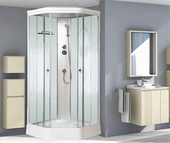 Душевая кабина Niagara Ultra NG-2306-01 (90х90х220) низкий поддон(16см),стекло мозаика