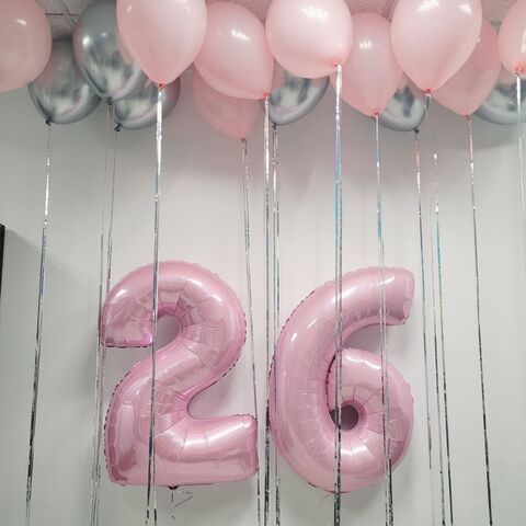 Набор в нежном розовом цвете для девушки на 26 лет
