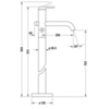 Duravit C15250000010 Смеситель для ванны однорычажный напольный