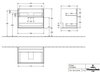 Villeroy&Boch Finion F01000GF Тумба под раковину подвесная 79,6x49,8