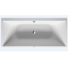 Duravit DuraSquare 700428000000000 Ванна 1800x800мм, угол справа, с панелью и ножками.с 2 наклонами для спины. цвет белый фото