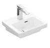 Villeroy&Boch Subway 3.0 43703701 Раковина подвесная 37x30,5, отверстия для смесителя-1, с переливом, материал-керамика, цвет-альпийский белый