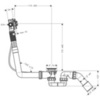 Hansgrohe Exafill S 58115180 Слив-перелив с наполнением