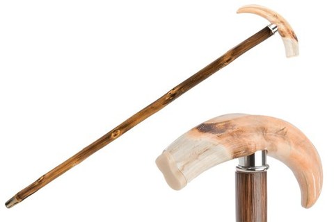 Трость мужская Pasotti Warthog Tooth Cane, Италия.