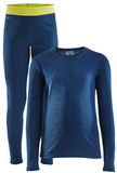Тёплый Комплект термобелья Craft Core Warm Baselayer Синий детский