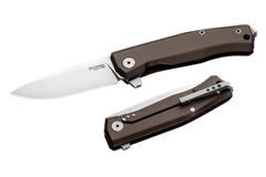 Фото Складной нож Lionsteel MYTO Brown, сталь М390, рукоять алюминий
