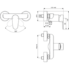Ideal Standard Cerafine O BC499XG Настенный смеситель для душа