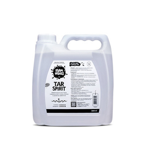 Foam Heroes Tar Spirit очиститель битума, смолы и дорожного реагента, 3л.