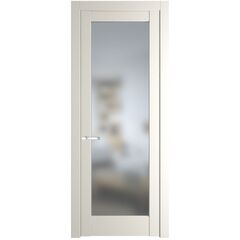 Межкомнатная дверь эмаль Profil Doors 1.1.2PM перламутр белый остеклённая