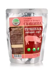 Свинина тушёная 'Кронидов', высший сорт, 250г