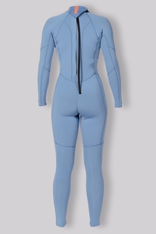 7 Seas 4/3 Back Zip Full Suit True Blue