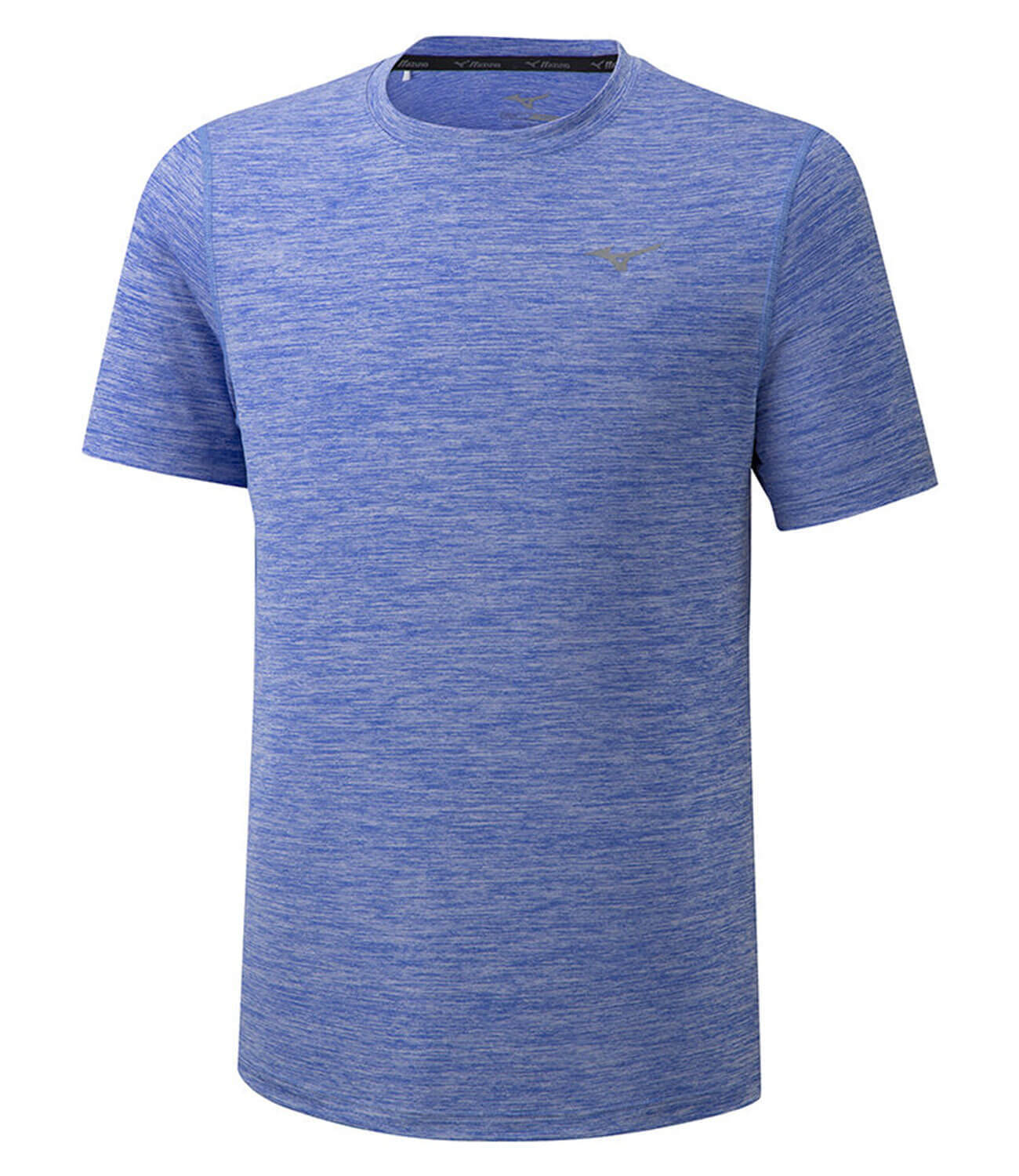 Mizuno Impulse Core Tee беговая футболка мужская голубая