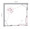 BelBagno Luce LUCE-AH-22-130/120-C-CR Душевой уголок, 130x120, цвет: хром