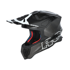 Шлем Acerbis AIRSTRIKE-C Carbon Black/White, Размер L (59-60)