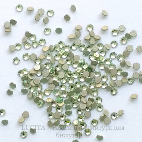 2058 Стразы Сваровски холодной фиксации Chrysolite ss 5 (1,8-1,9 мм), 20 штук ()