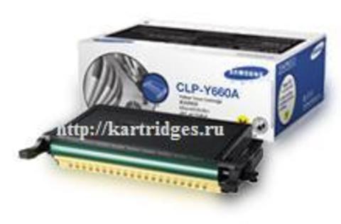 Картридж Samsung CLP-Y660A