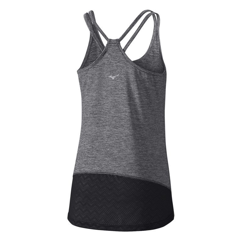 Майка женская Mizuno Lyra Tank серая - 2