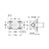 GROHE Rapido C 35028000 Встраиваемая часть вентиля