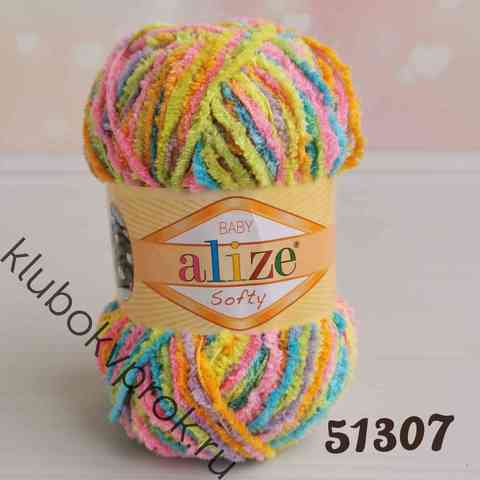 ALIZE SOFTY 51307, Радуга