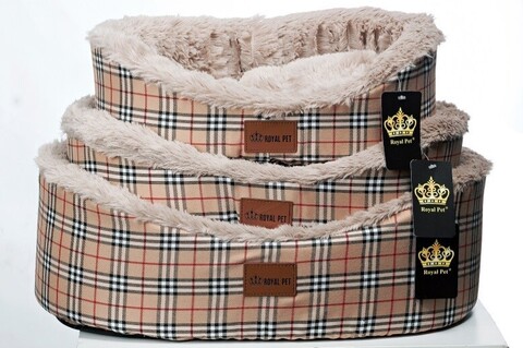 Royal Dog лежанка Овал меховой 