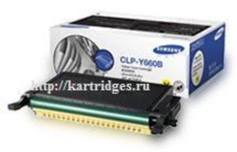 Картридж Samsung CLP-Y660B