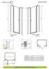 Radaway Eos II DWJS 3799456-01R Дверь душевая в нишу