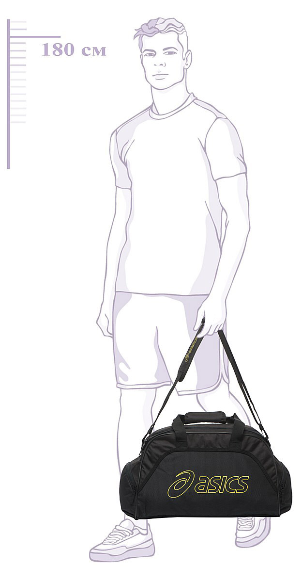 Сумка Asics medium DUFFLE black - 2