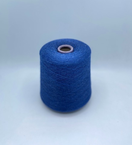 Zegna Baruffa (пр.Италия), art. Nanchino ,2/48 2400м/100гр. 70% меринос 30% шелк , цвет-Синий(43/16/34), арт-26901