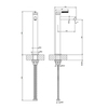 Gessi Ingranaggio 63504#727 Смеситель для раковины высокий с коротким изливом. Без донного клапана, цвет: Brushed Brass PVD