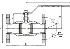 Конструкция LD КШ.Ц.Ф.GAS.125.016.П/П.02 Ду125