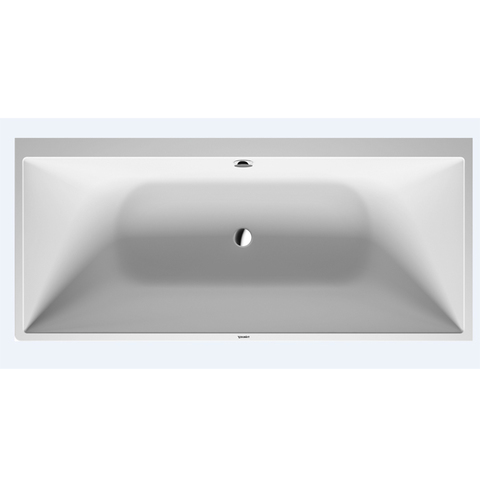 Duravit DuraSquare 700429000000000 Ванна 1800x800мм, пристенный вариант, с ножками и панелью, с 2 наклонами для спины , цвет белый