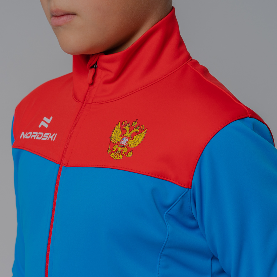 Nordski Jr Pro RUS разминочная куртка детская - 5