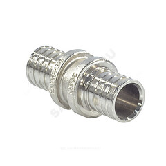 Муфта для PE-X труб аксиальная латунь оц Дн 20 RAUTHERM S Rehau 12503171002