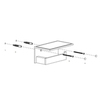 Decor Walther Contract 0654100 Держатель туалетной бумаги, цвет: хром