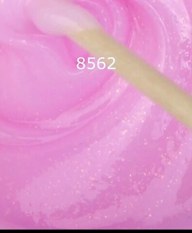 RuNail Моделирующий УФ-гель с хлопьями Юки 8562, 15г