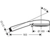 Hansgrohe Crometta 100 26823400 Душ ручной 10х10 см 3 режима