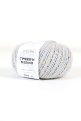 Пряжа TWEED’N MERINO с цветными крапинками, 500г
