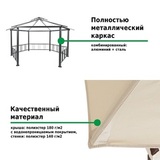 Тент беседка Green Glade 1150
