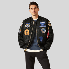 Бомбер Alpha Industries MA-1 Squadron Bomber Jacket Black (Черный)
