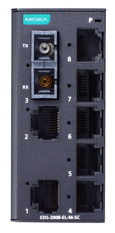 Коммутатор MOXA EDS-2008-EL-M-SC