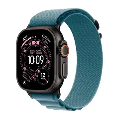 Умные часы Apple Watch Ultra 3 (2025) GPS + Cellular, 49mm, Black Titanium Case with Light Blue Alpine Loop, L