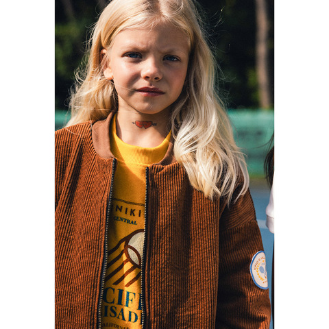 Куртка от бренда Minikid (Brown Terry Bomber)