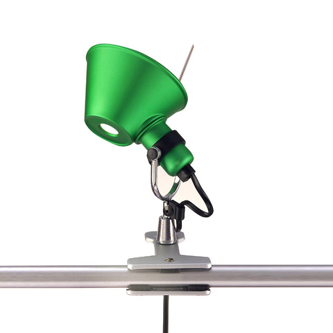 Фото: Настенный светильник Tolomeo Micro Pinza, зеленый - основной вид
