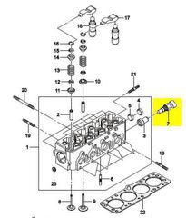 ДАТЧИК ТЕМПЕРАТУРЫ ГБЦ (ЭСУД) NEXIA, LACETTI, CRUZE, LANOS, CHANCE, SENS, AVEO, MATIZ 0,8 FENOX