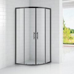 Cezares ECO-O-R-2-100-C-NERO Душевой уголок, цвет: чёрный фото